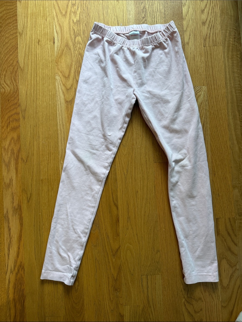Hanna Andersson Pale Pink Girls' Stretch Leggings
